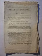 BULLETIN DES LOIS 23 JANVIER 1820 - ARMEE MILITAIRE COMPAGNIES DE DISCIPLINE - COUR ROYALE PARIS - HOSPICES DE PARIS - Gesetze & Erlasse