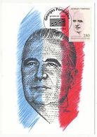 Carte Maximum - 2,80 Georges Pompidou - PARIS - 1994 - 1990-1999