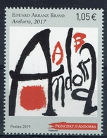 Andorra (French Adm.), Eduard Arranz Bravo, Spanish Painter, 2019, MNH VF - Nuovi