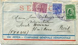 BRESIL LETTRE VIA AEREA - COMPAGNIE GENERALE AEROPOSTALE DEPART RIO DE JANEIRO 3 MAI 1930 POUR LA FRANCE - Luchtpost