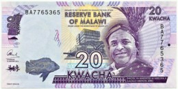 Malawi - 20 Kwacha - 2016 - Unc. - Pick 63.c - Serie BA - Malawi