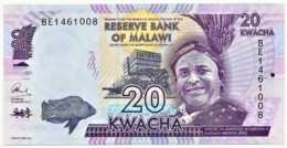 Malawi - 20 Kwacha - 2016 - Unc. - Pick 63.c - Serie BE - Malawi