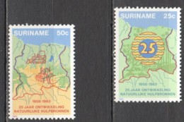 Suriname, 1983, Ministry For Economic Development, MNH, Michel 1038-1039 - Surinam