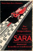 Automobiles SARA * Illustrateur Fell * Cpa Publicitaire Ancienne Pub Publicité * Automobile Auto - Advertising