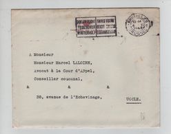 293PR/ Lettre En Franchise Château De Laeken C.BXL 6/2/1942 > Uccle Avec Contenu - Franchise