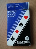 PIATNIK POKER, BRIDGE, RUMMY KARTEN, Playing Cards, JEUX DE 55 CARTES AVEC SA BOITE Nr 1197 WIEN, AUSTRIA - Andere & Zonder Classificatie