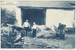 BASSENGE ..-- Batteurs En Grange . 1909 Vers CHINY ( Melle Marie  PROTIN ) . Voir Verso . - Bassenge