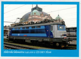 RPUBBLICA  CECA       TREIN- ZUG- TRAIN- TRENI- GARE- BAHNHOF- STATION- STAZIONI   2  SCAN  (NUOVA) - Non Classificati