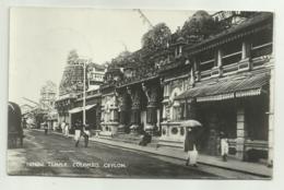 HINDU TEMPLE, COLOMBO, CEYLON   - VIAGGIATA FP - Sri Lanka (Ceylon)