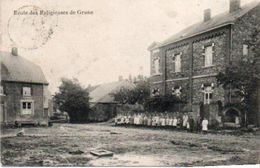 Grune  Ecole Des Religieuses Animée Circulé En 1913 - Nassogne