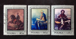Poland, Stamps Cancelled CFO, « Painting », 1968 - Sonstige & Ohne Zuordnung