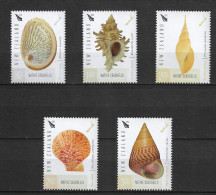 New Zealand 2015 MiNr. 3238 - 3242 Neuseeland Native Seashells Marine Life 5v  MNH**  12,00 € - Unused Stamps
