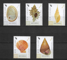 New Zealand 2015 MiNr. 3238 - 3242 Neuseeland Native Seashells Marine Life 5v  MNH**  12,00 € - Nuevos