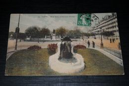 17265-                 DIJON, PLACE DARCY ET FONTAINE BLONDAT - 1913 / BELLE TIMBRE - Dijon
