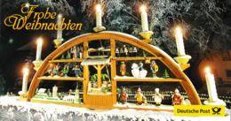 Germany Christmas Postcard Posted Stuttgart 2003 Stuttgarter Weihnachtsmarkt (LAR9-146) - Noël