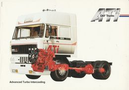 Brochure-leaflet DAF Trucks Eindhoven DAF 3600 ATI Space Cab - Camions