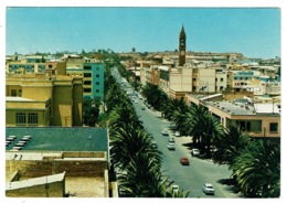 Ref 1385 - Ex Ethiopia Postcard - Avenue Haile Selassie I - Asmara Eritrea - Eritrea