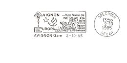 Département Du Vaucluse - Avignon -  Flamme Secap SPECIMEN - Mechanical Postmarks (Advertisement)