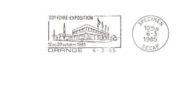Département Du Vaucluse - Orange -  Flamme Secap SPECIMEN - Mechanical Postmarks (Advertisement)