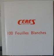 CERES - Feuilles STANDARD Unies (REF. AFB) (paquet De 100) - Blank Pages