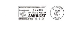 Département De La Haute Vienne - Limoges -  Flamme Secap SPECIMEN - Mechanical Postmarks (Advertisement)