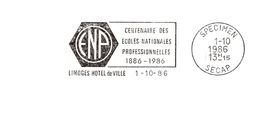 Département De La Haute Vienne - Limoges -  Flamme Secap SPECIMEN - Mechanical Postmarks (Advertisement)