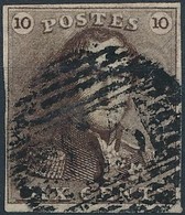 [O SUP] N° 1d, 10c Brun Sépia, Bien Margé Et Superbe Nuance - Cote: 100€ - 1849 Epaulettes