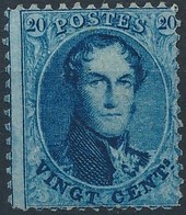 [(*) SUP] N° 15a, Bleu Foncé - Dentelé 12,5 - Cote: 140€ - 1863-1864 Medallions (13/16)