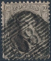 [O TB] N° 14A, TB Obl Centrale 'P88' Ninove, Coba +10 € - 1863-1864 Medallions (13/16)