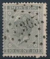 [O TB] N° 17A, TB Obl Centrale 'LP365' Trooz - 1865-1866 Profile Left