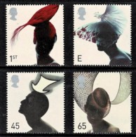 Great Britain 2001 Fabulous Hats Set Of 4 MNH - Ungebraucht