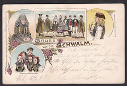 Künstler Ansichtskarte - Gruss Von Der Schwalm - Gebraucht Used - Treysa 1899 - Schwalmstadt