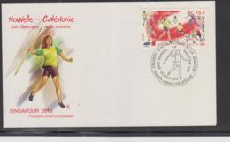 OLYMPICS-  NEW CALEDONIA - 2010 - YOUTH OLYMPICS  ON  ILLUSTRATED FDC - Summer 2010 : Singapore (Youth Olympic Games)