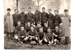 Carte Photo équipe De Rugby  Du 54ème RAC - Krieg, Militär