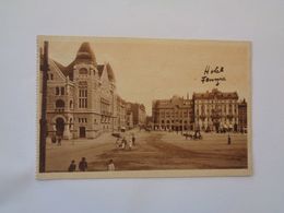 Helsingfors. - Järnvägstorget. (6 - 4 - 1919) Stempel= Krigssensuren. - Finlande