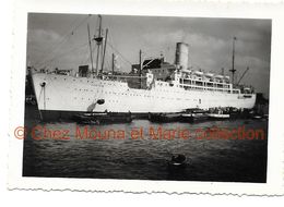 PORT SAID AVRIL 1951 LE PAQUEBOT ANGLAIS CANTON  - PHOTO 6*9 CM - Boats