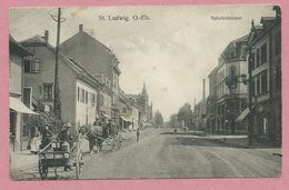 68 - SANKT-LUDWIG - SAINT-LOUIS - Bahnhofstrasse - Attelages - Saint Louis