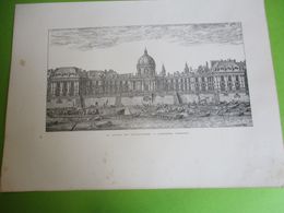 Grande Gravure Le Collège Des Quatre-Nations/(L'Institut)/PARIS Sous LOUIS XIV/Monuments Et Vues/A Maquet/1883   GRAV368 - Estampes & Gravures