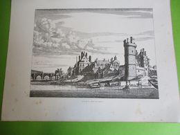 Grande GravureVue De La Tour De Nesle/PARIS Sous LOUIS XIV/Monuments Et Vues/A Maquet/1883   GRAV369 - Prenten & Gravure