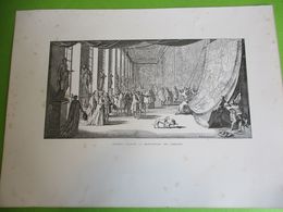 Grande Gravure Colbert Visitant La Manufacture Des Gobelins/PARIS Sous LOUIS XIV/Monuments Et Vues/A Maquet/1883 GRAV371 - Stiche & Gravuren