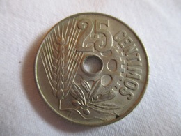 Spain Republic: 25 Centavos 1934 - 25 Centiemos