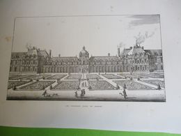 Grande Gravure Les Tuileries ( Côté Du Jardin) /PARIS Sous LOUIS XIV/Monuments Et Vues/A Maquet/1883 GRAV376 - Prints & Engravings