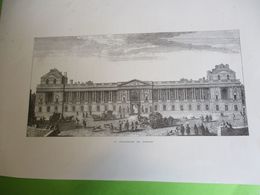 Grande Gravure La Colonnade Du Louvre/PARIS Sous LOUIS XIV/Monuments Et Vues/A Maquet/1883 GRAV377 - Estampas & Grabados