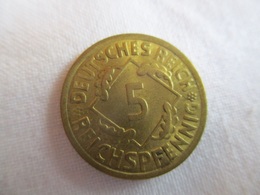 5 Pfennig 1925 A - 5 Renten- & 5 Reichspfennig