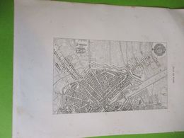 Deux Grandes Gravures PLAN De PARIS En 1654/ PARIS Sous LOUIS XIV/Monuments Et Vues/A Maquet/1883 GRAV381 - Stampe & Incisioni