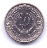 NETHERLAND ANTILLAS 2012: 10 Cents, KM 34 - Netherlands Antilles