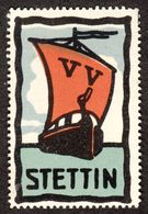Stettin Szczecin Pommern 1913 " Werbung Verkehrsverein " Vignette Cinderella Reklamemarke - Erinnofilia