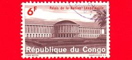 Repubblica Del CONGO - Usato - 1964 - Palazzo Della Nazione - Léopoldville - (Kinshasa) - 6 - Gebruikt