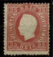 Portugal, 1870/6, # 40 A, Dent. 12 3/4, Tipo II, MNG - Neufs