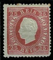 Portugal, 1870/6, # 40 A, Dent. 12 3/4, Tipo II, MNG - Nuovi